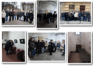 Здобувачі освіти груп ОД-32 та ОД-21 разом з кураторами Галиною АНДРУХІВ та Ганною БІЛОЮ відвідали Музей-меморіал жертв окупаційних режимів «Тюрма на Лонцького»